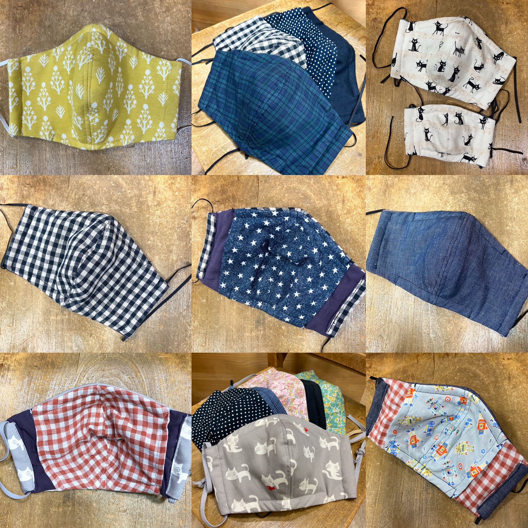 ハンドメイドマスク Hand Made Mask 日本製 Made In Japan ハンドメイドマスク Hand Made Mask 日本製 Made In Japan